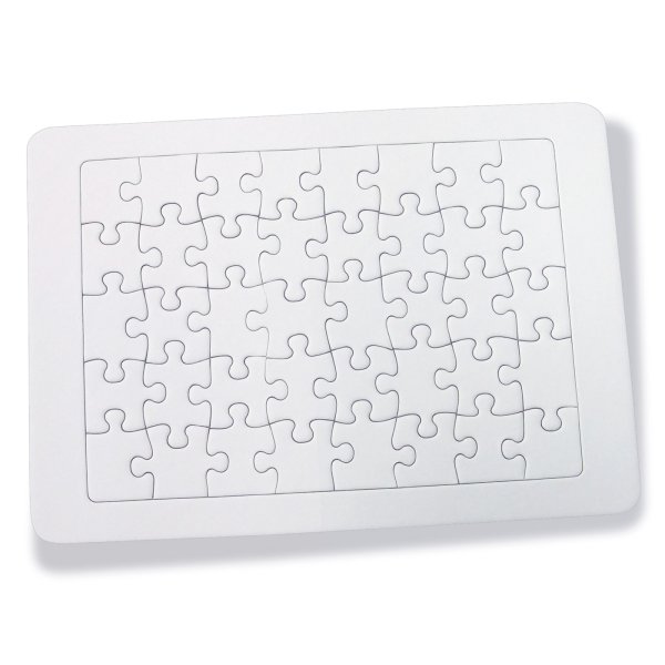 画像1: A5ホワイトパズル（40ピース・上質紙）200枚セット（受注生産） (1)